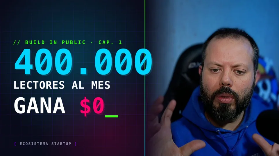 Rentabilizando Ecosistema Startup · Cap. 1: un medio con 400.000 lectores que gana $0