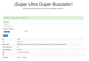 ¡Super Ultra Duper Buscador de DTEs!