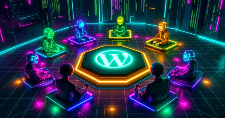 Equipo de 6 agentes IA construyendo un plugin de WordPress con Agent Teams de Claude Code