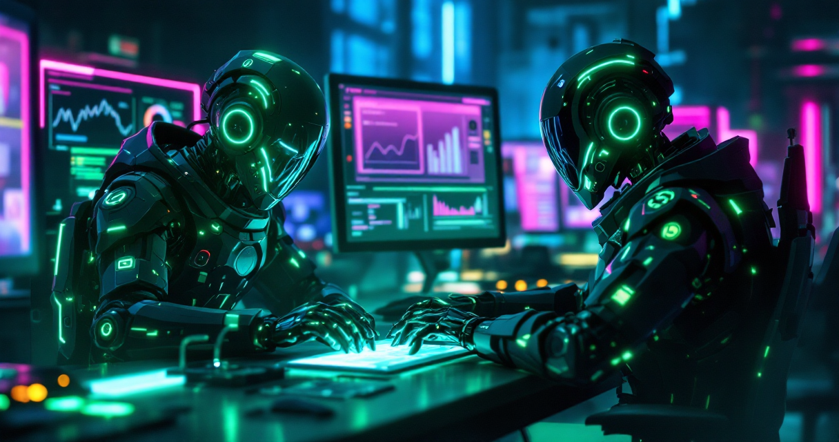 Agentes IA especializados: Growth Hacker, Campaign Builder y UI Designer trabajando en paralelo