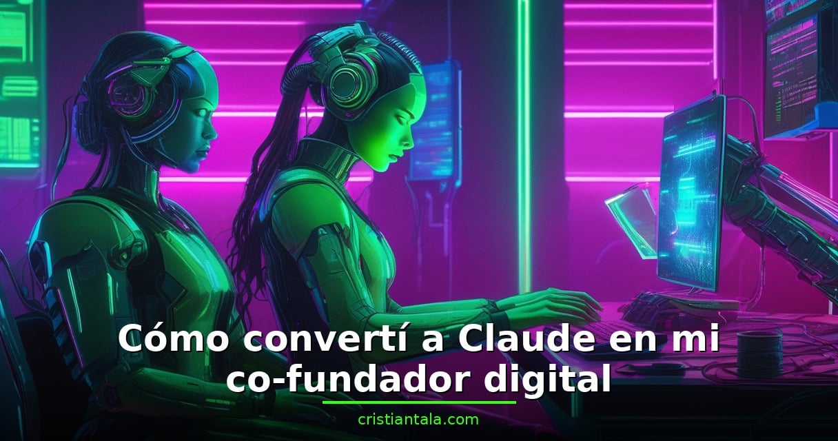 Cómo convertí a Claude en mi co-fundador digital — cristiantala.com