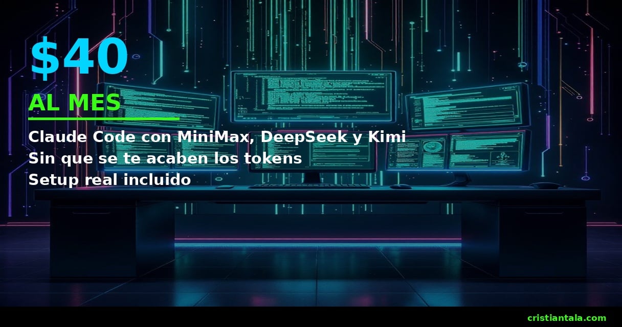 Claude Code alternativas modelos baratos $40 mes - Cristian Tala